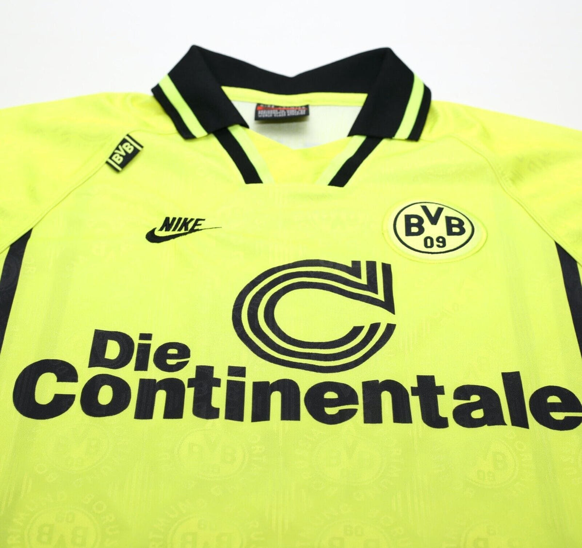 1996/97 SAMMER #6 Borussia Dortmund Vintage Nike Home Football Shirt (M)