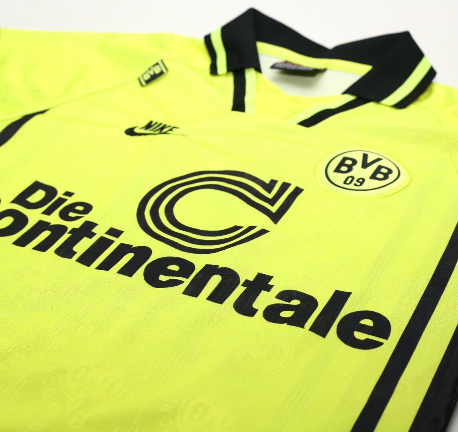 1996/97 SAMMER #6 Borussia Dortmund Vintage Nike Home Football Shirt (M)