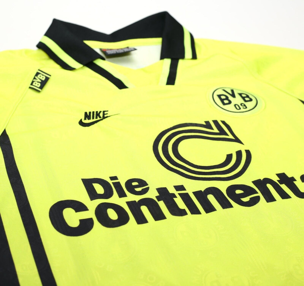 1996/97 SAMMER #6 Borussia Dortmund Vintage Nike Home Football Shirt (M)