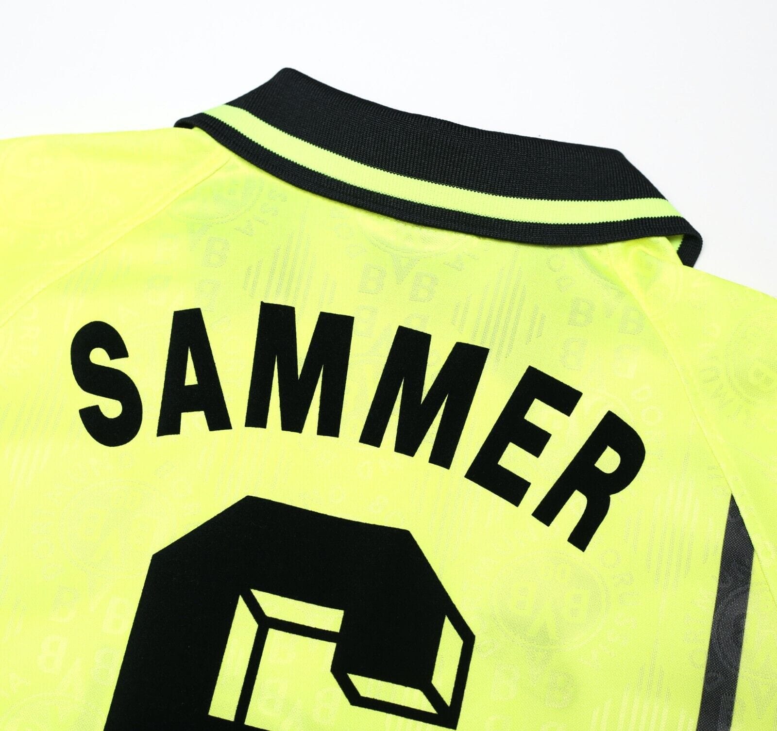 1996/97 SAMMER #6 Borussia Dortmund Vintage Nike Home Football Shirt (M)