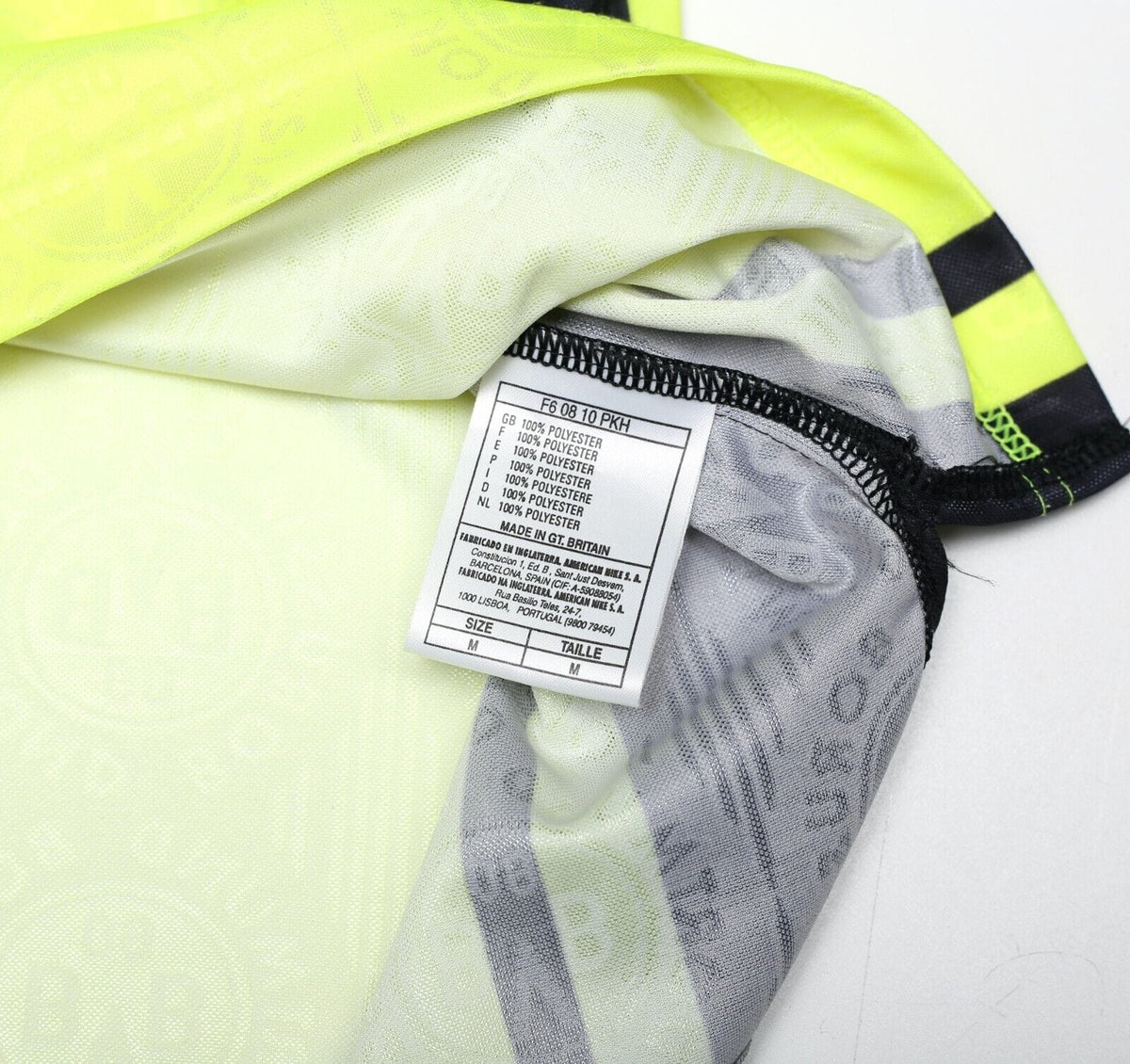 1996/97 SAMMER #6 Borussia Dortmund Vintage Nike Home Football Shirt (M)