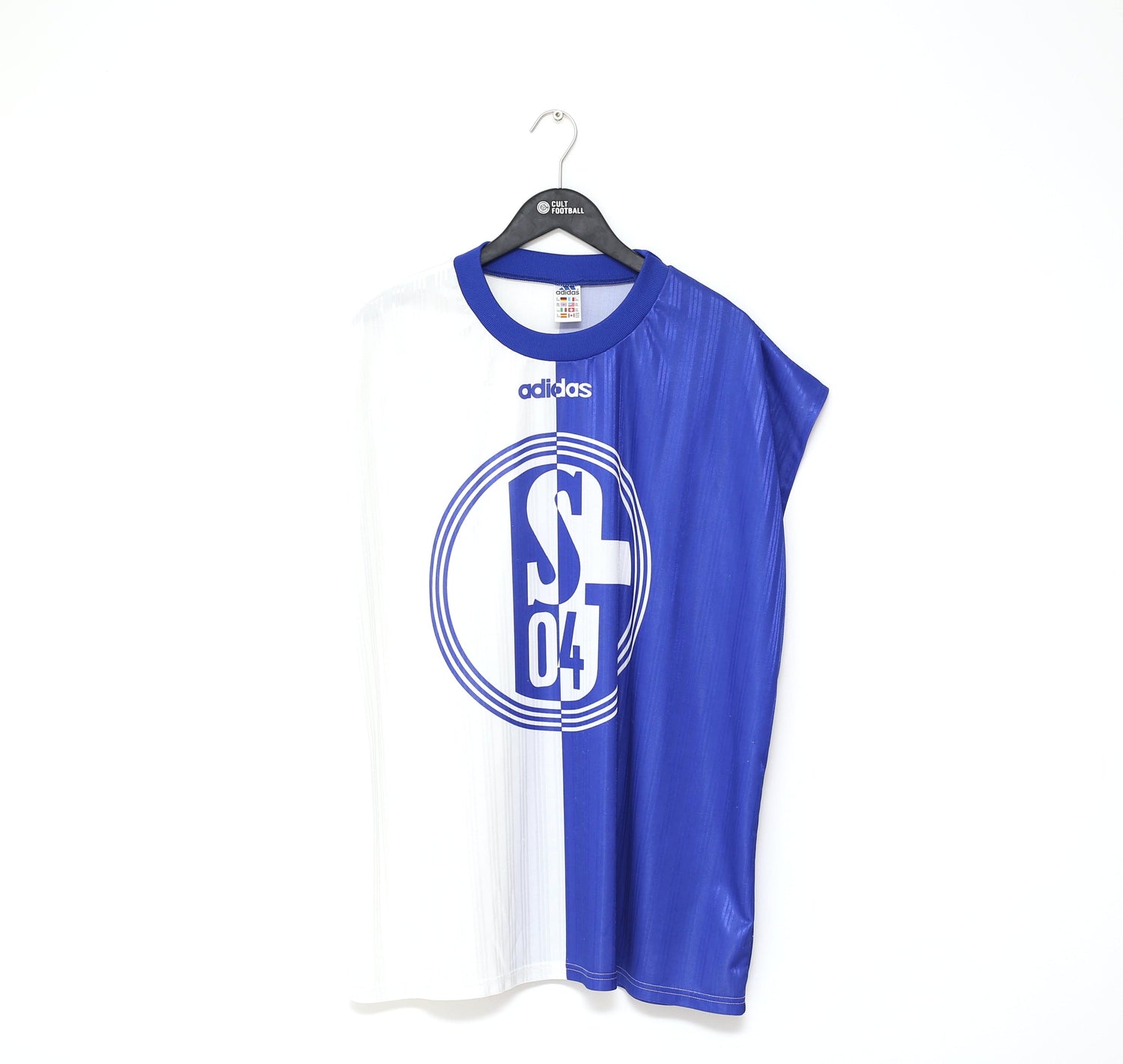ビンテージ adidas FC Schalke 04 ユニフォームVELTINS adidas schalke jersey veltins polo shirt blue vintage soccer