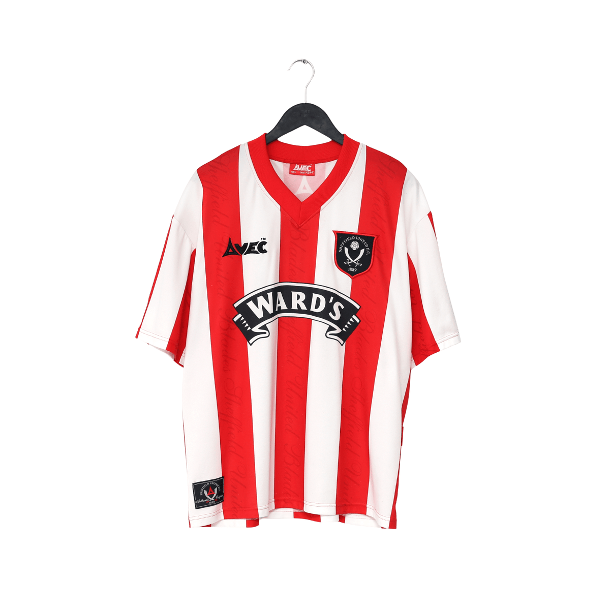 1996/97 SHEFFIELD UNITED Vintage Avec Home Football Shirt (L) 42/44