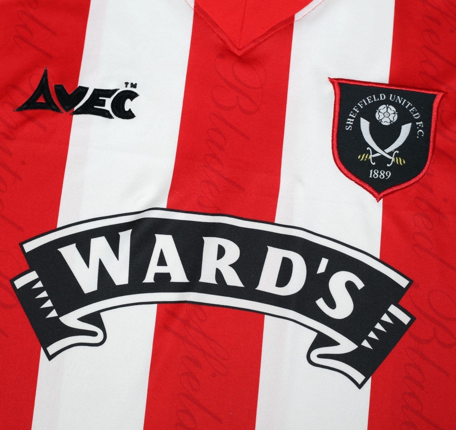 1996/97 SHEFFIELD UNITED Vintage Avec Home Football Shirt (XL) 44/46