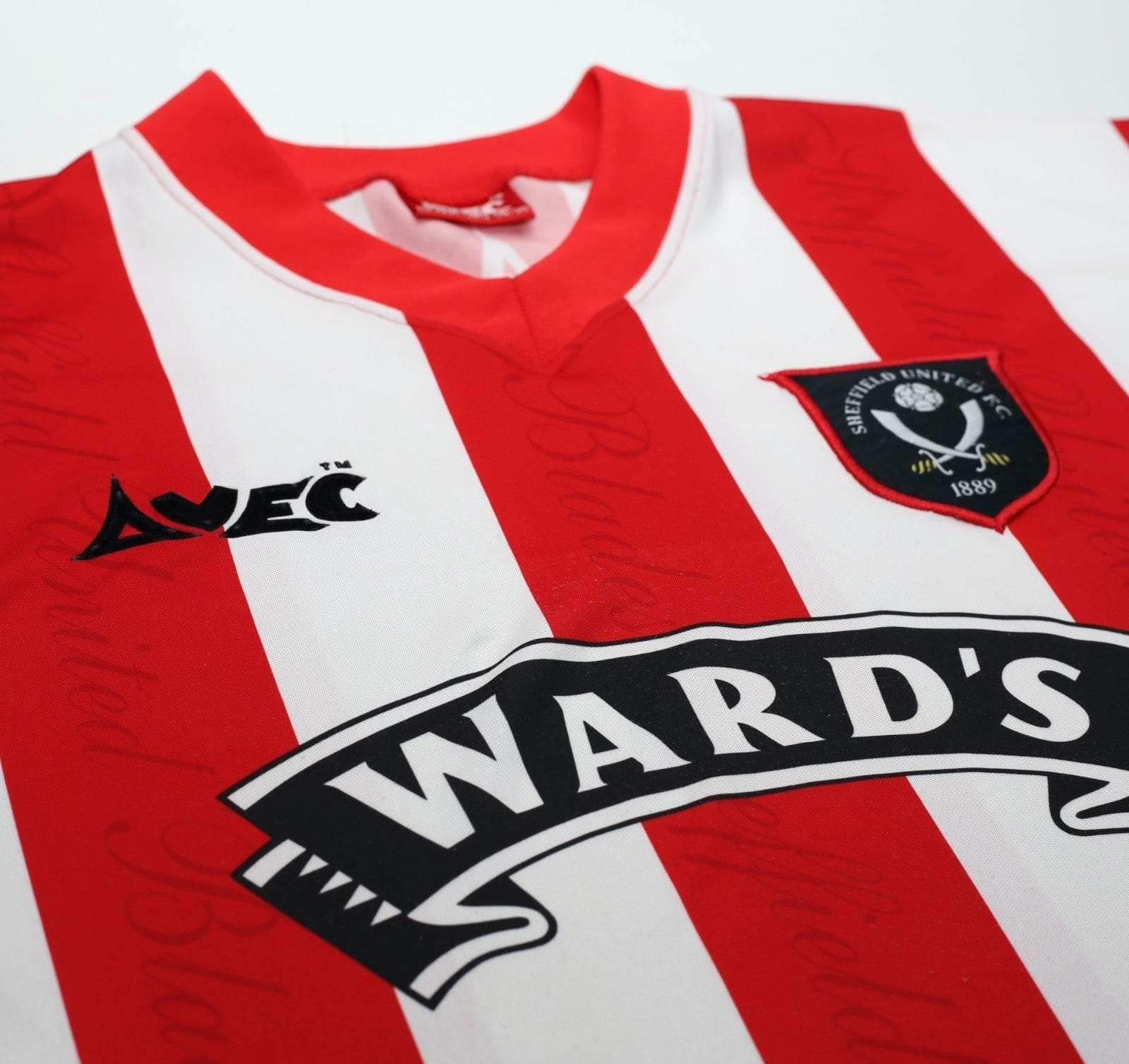 1996/97 SHEFFIELD UNITED Vintage Avec Home Football Shirt (XL) 44/46
