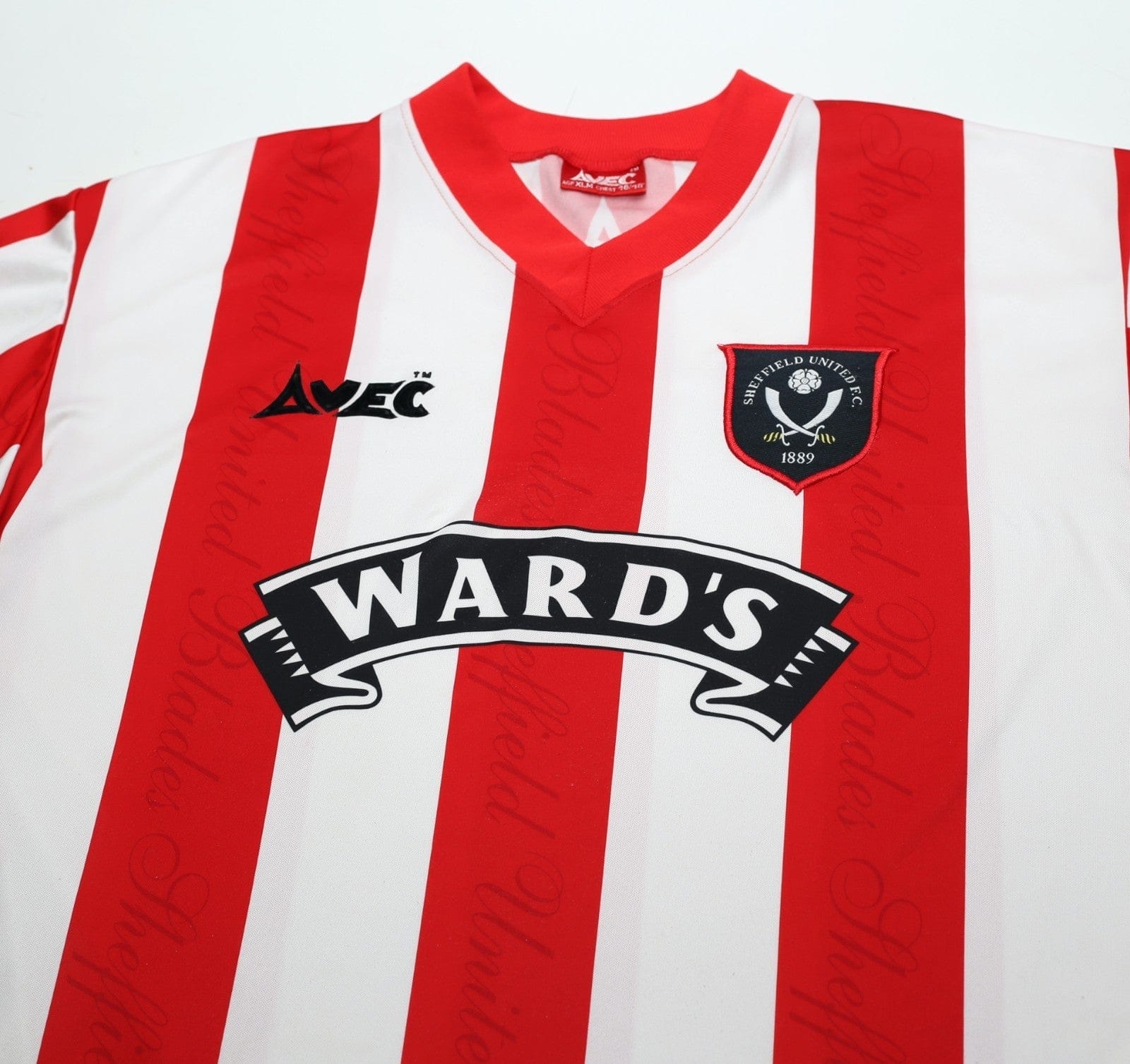 1996/97 SHEFFIELD UNITED Vintage Avec Home Football Shirt (XL) 44/46