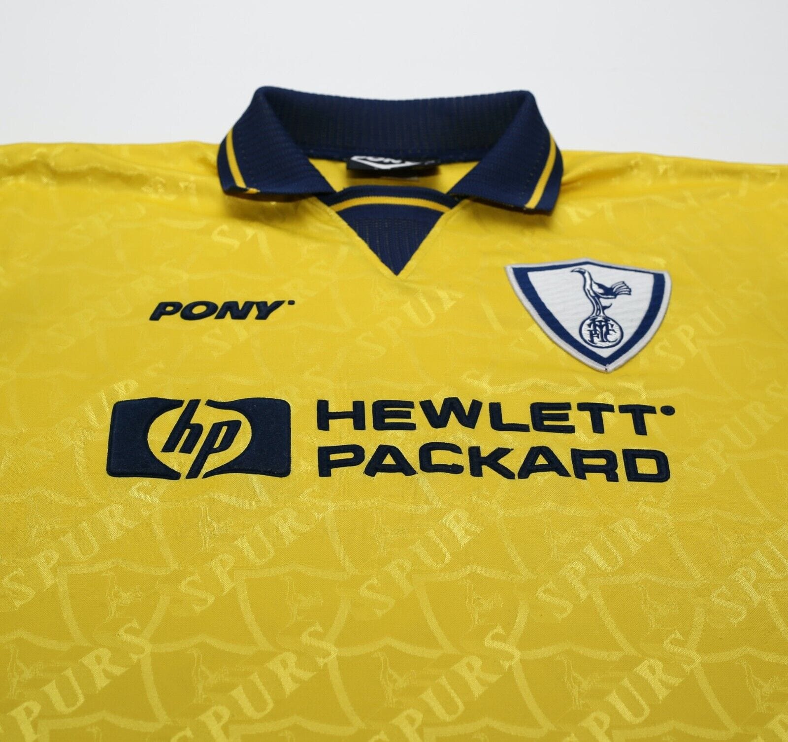 1996/97 SHERINGHAM #10 Tottenham Hotspur Vintage PONY Away Football Shirt (M)