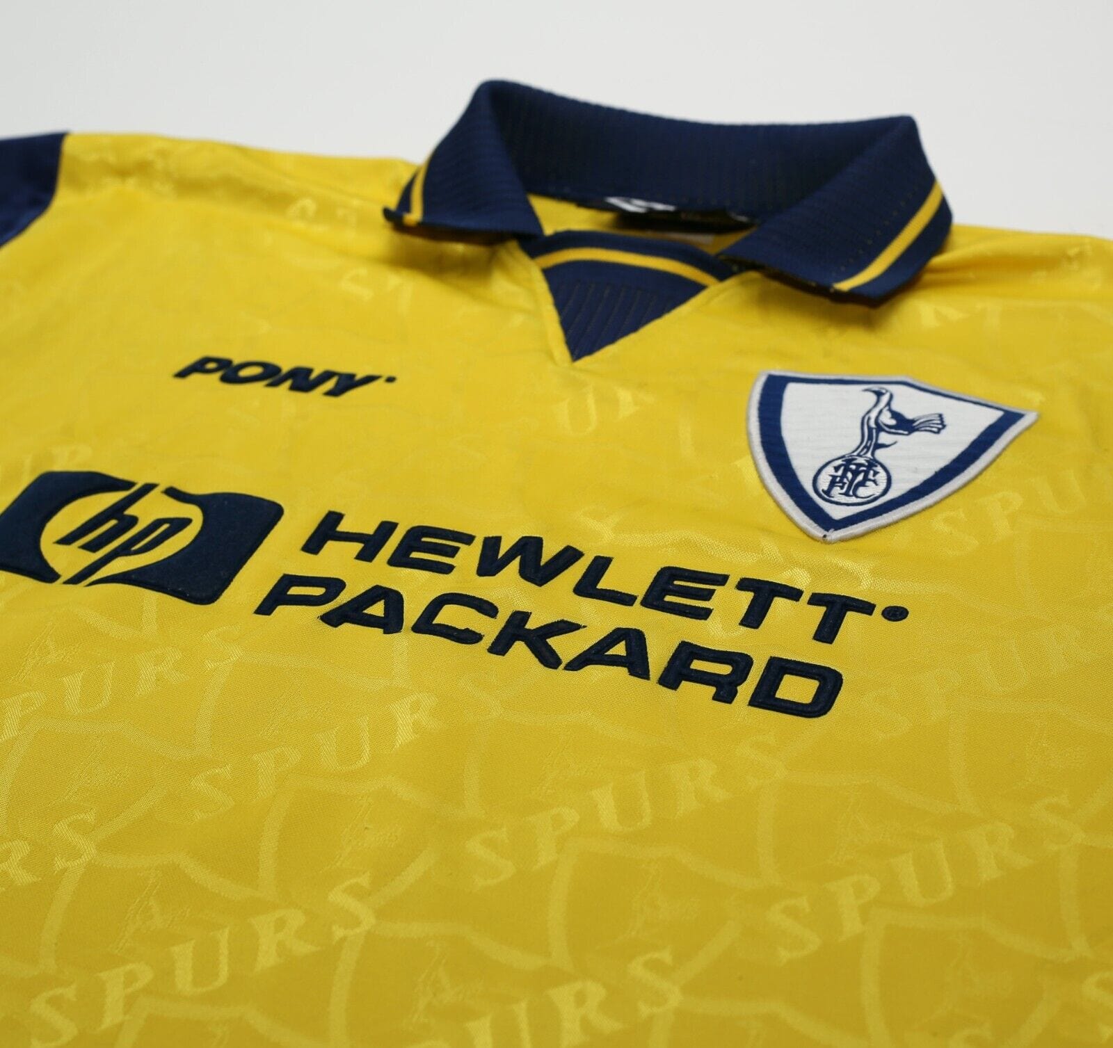 1996/97 SHERINGHAM #10 Tottenham Hotspur Vintage PONY Away Football Shirt (M)