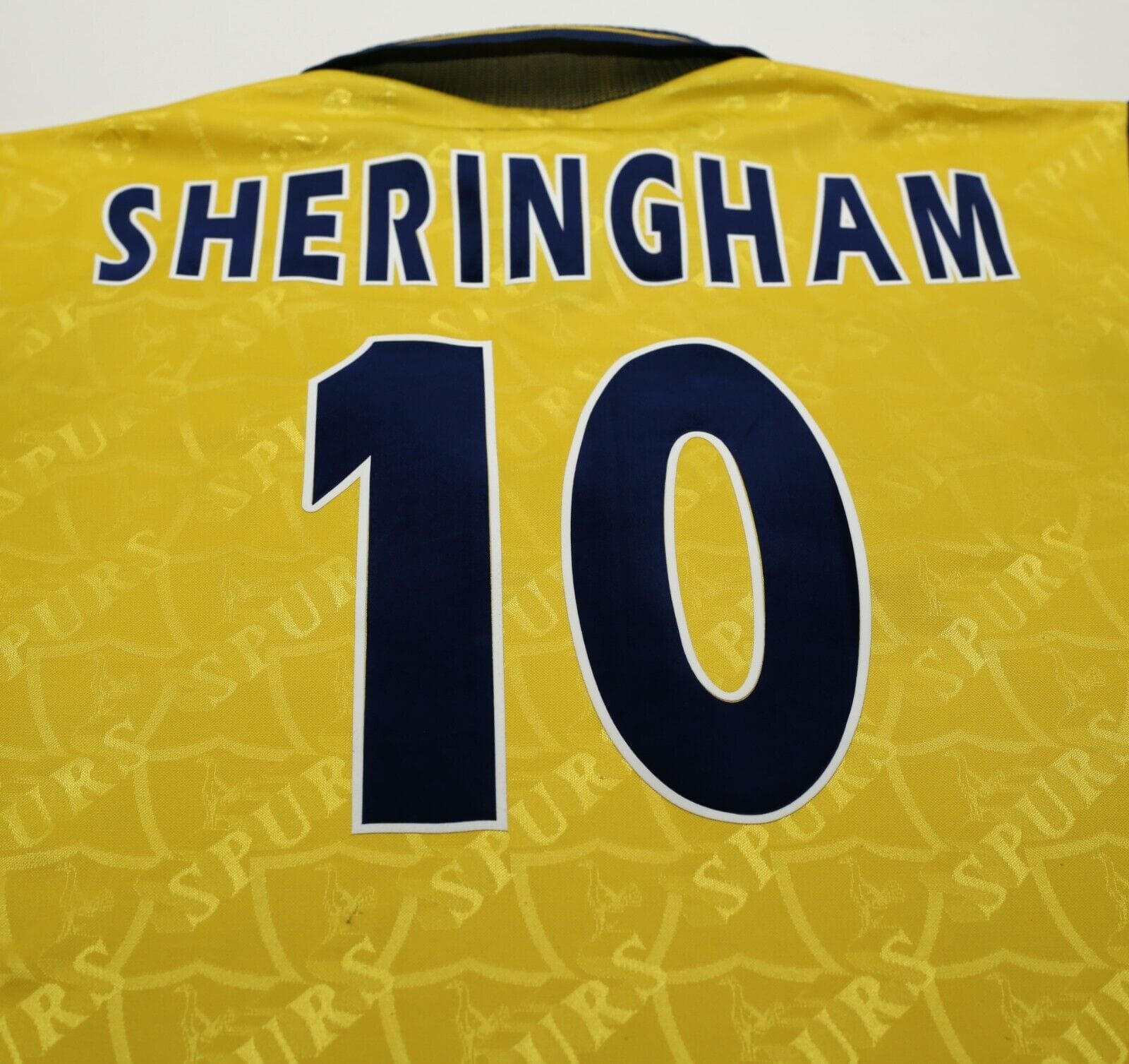 1996/97 SHERINGHAM #10 Tottenham Hotspur Vintage PONY Away Football Shirt (M)