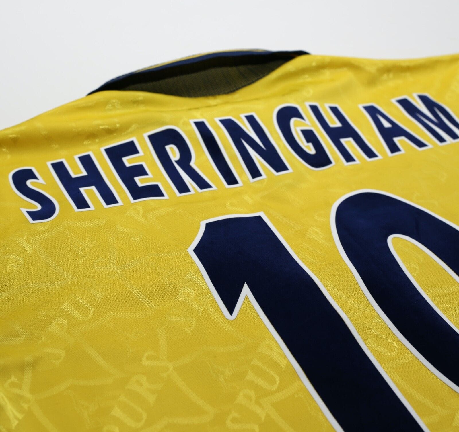 1996/97 SHERINGHAM #10 Tottenham Hotspur Vintage PONY Away Football Shirt (M)