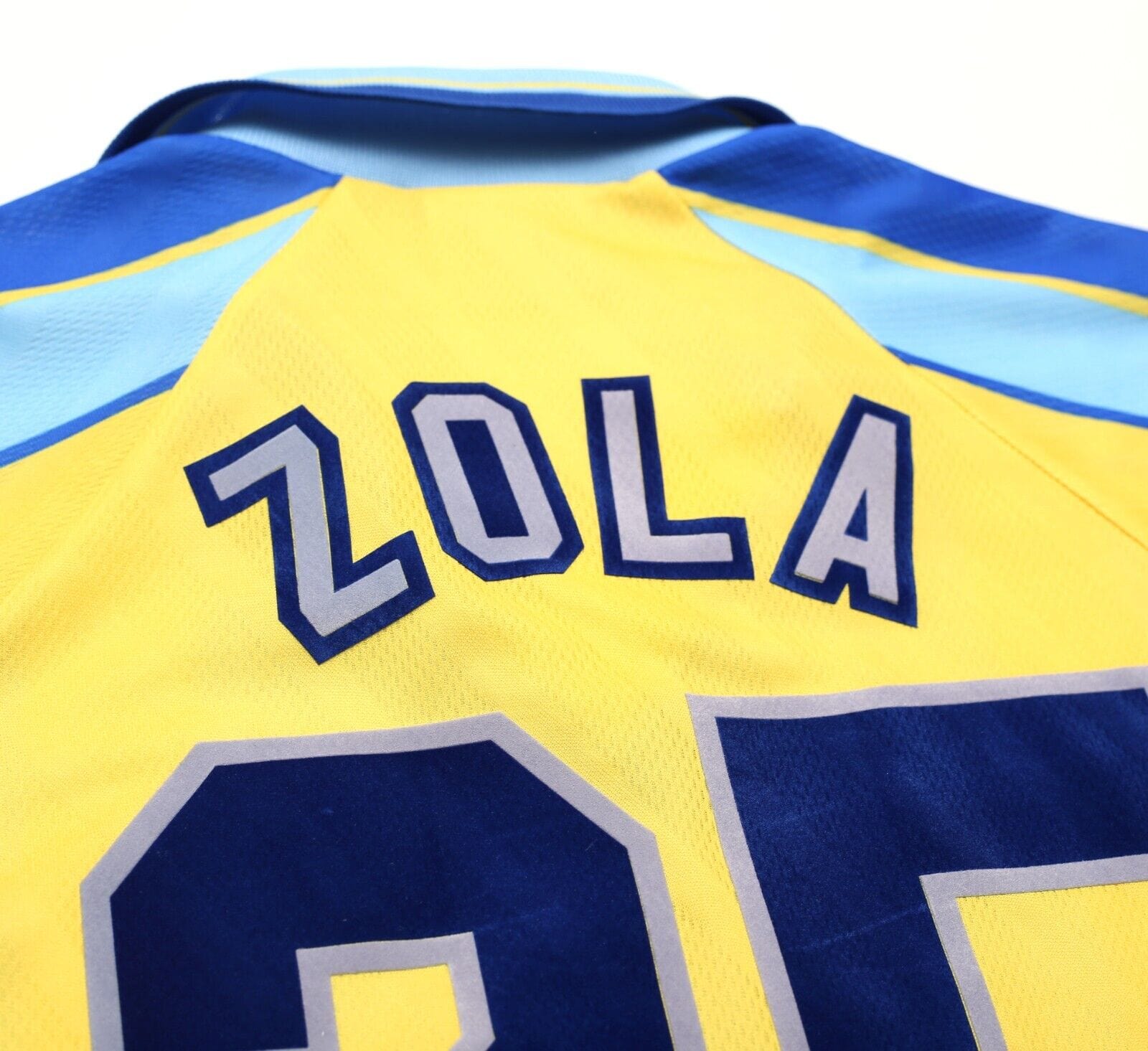 1996/97 ZOLA #25 Chelsea Vintage Umbro Away Football Shirt Jersey (L/XL) Italy