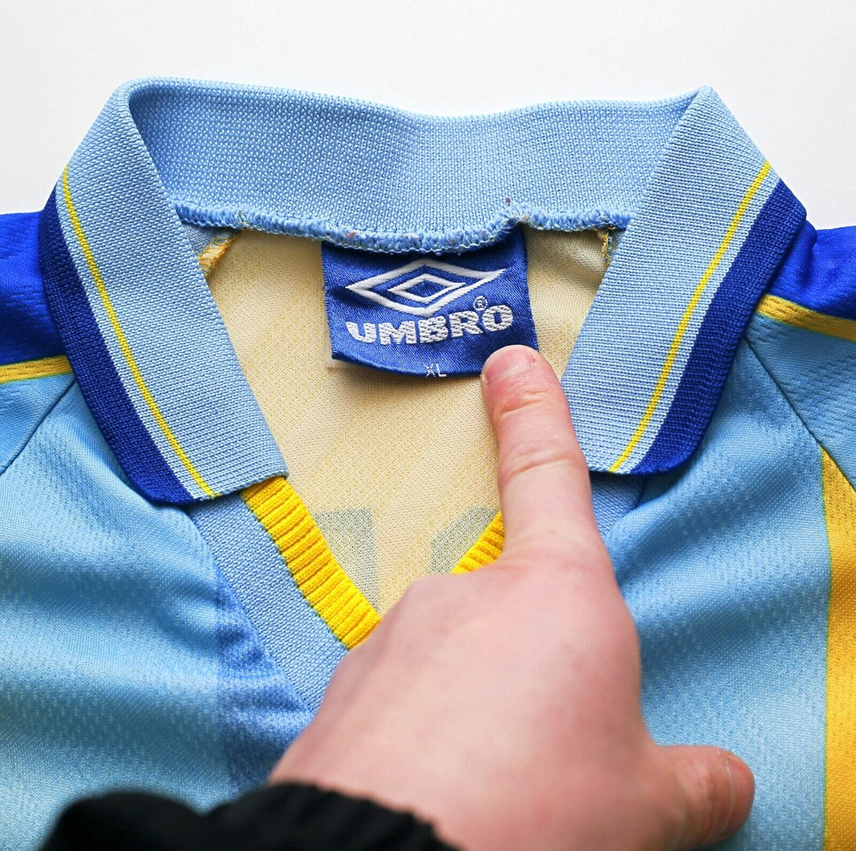 1996/97 ZOLA #25 Chelsea Vintage Umbro Away Football Shirt Jersey (XL) Italy