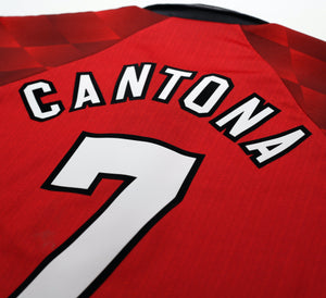 1996/98 CANTONA #7 Manchester United Umbro Home Football Shirt (L)