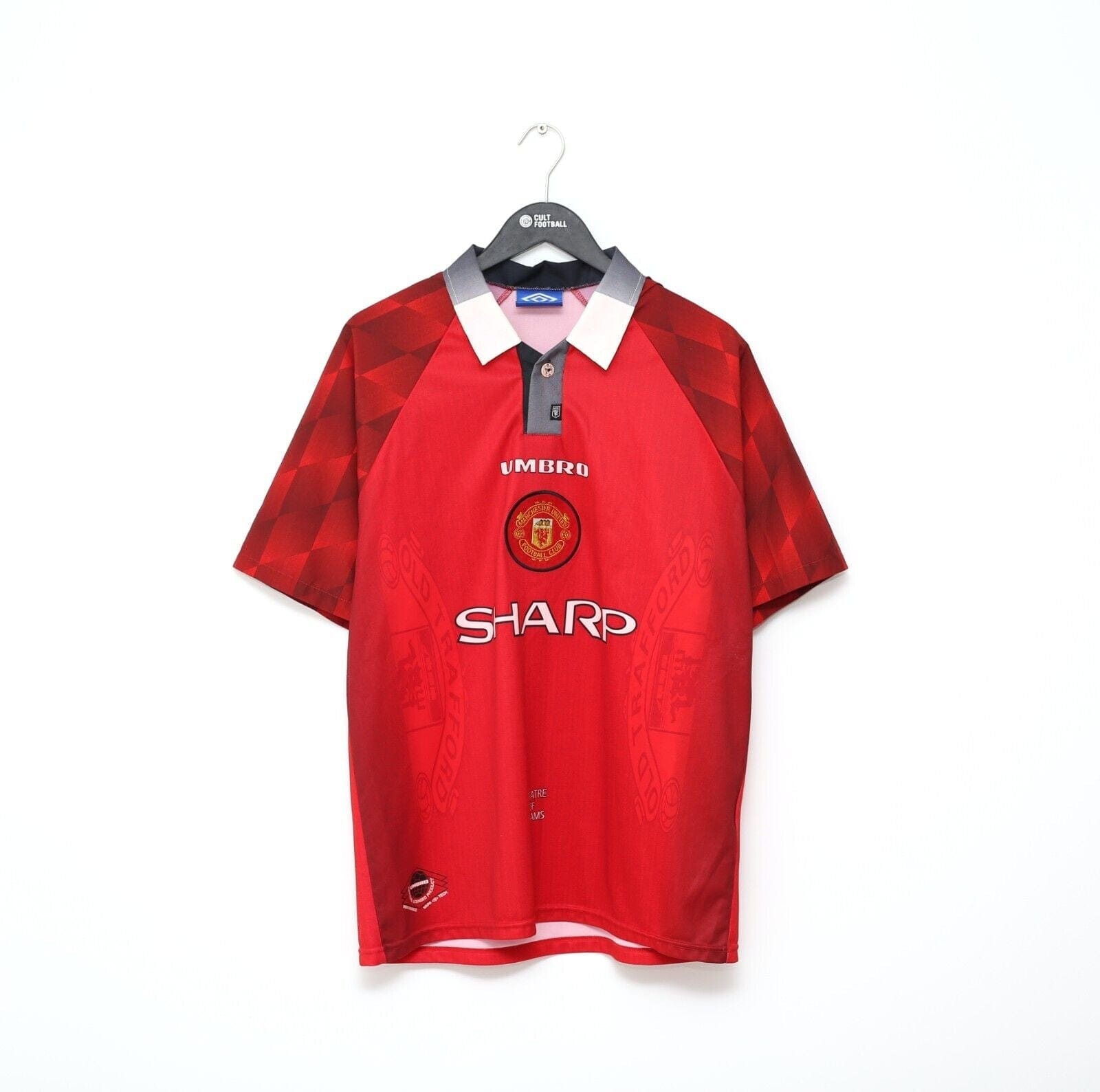 MANCHESTER UNITED 1996 1998 HOME SHIRT FOOTBALL SOCCER UMBRO