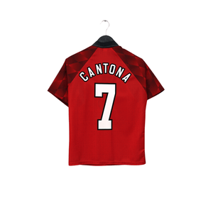 1996/98 Cantona #7 Manchester United Vintage Umbro Home Football Shirt (S)