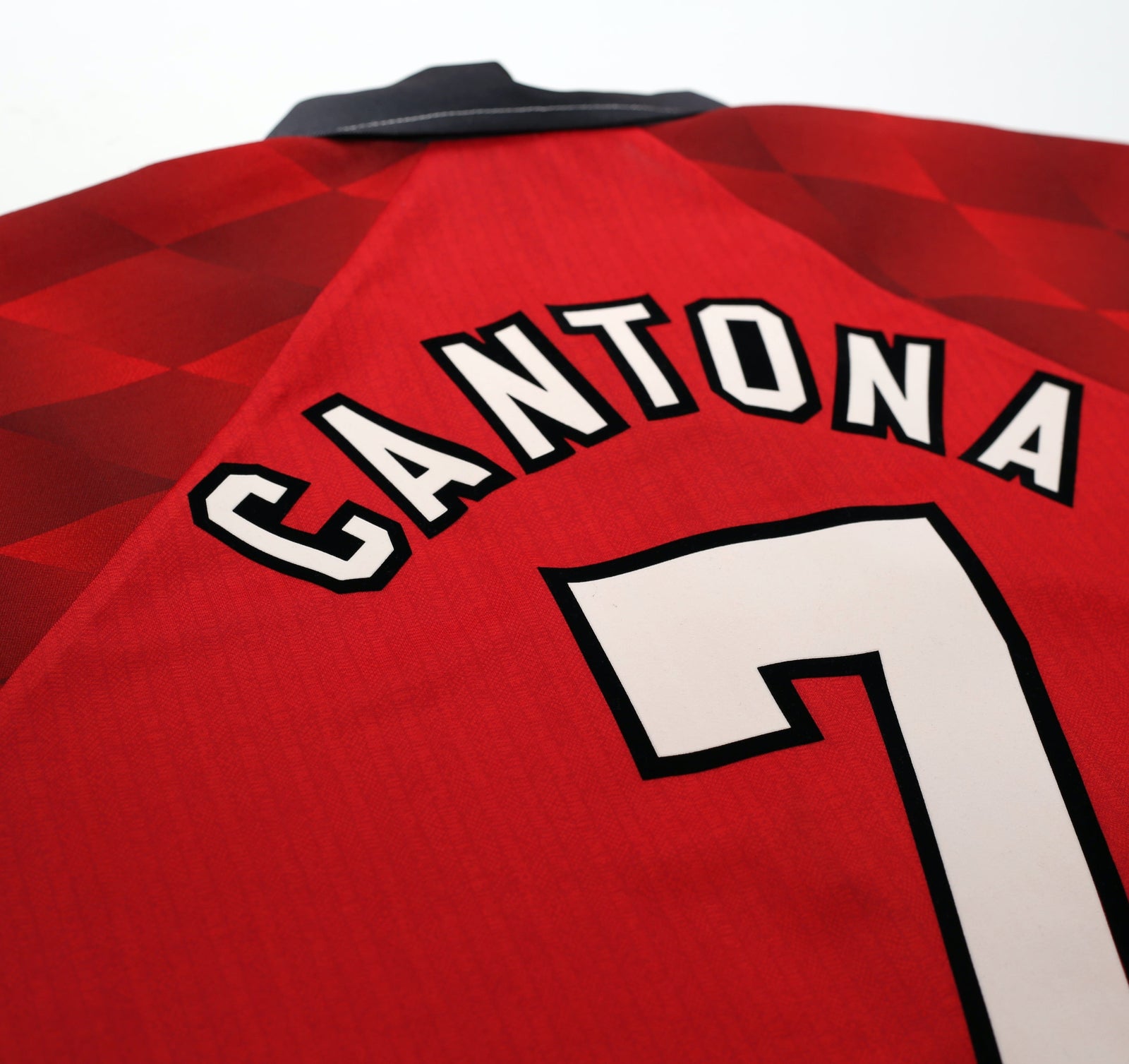 1996/98 Cantona #7 Manchester United Vintage Umbro Home Football Shirt (XL)
