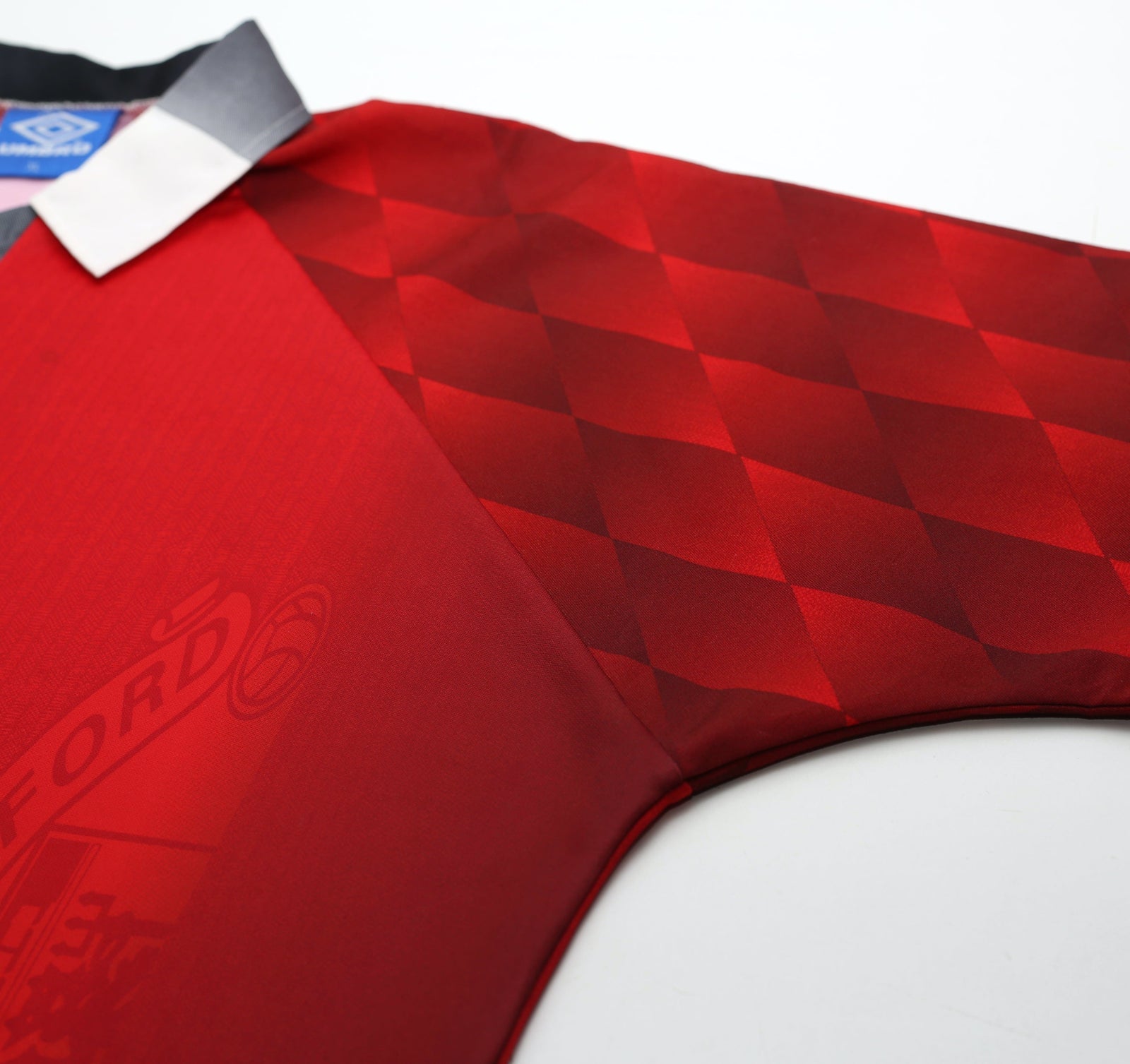 1996/98 Cantona #7 Manchester United Vintage Umbro Home Football Shirt (XL)