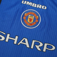 1996/98 Cantona #7 Manchester United Vintage Umbro Third Football Shirt (M)