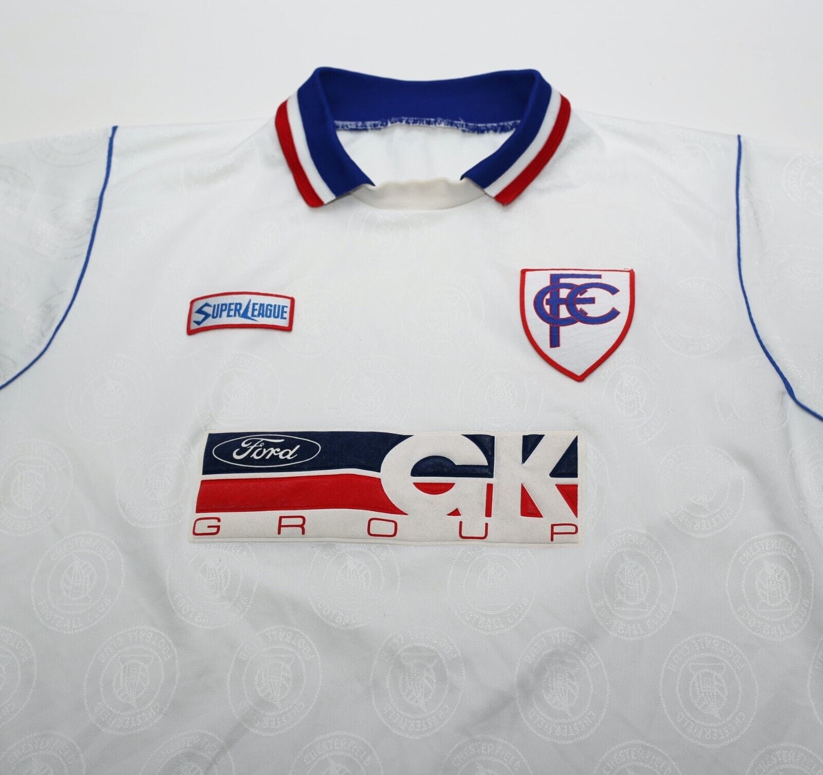 1996/98 CHESTERFIELD Vintage Super League Away Football Shirt (L)