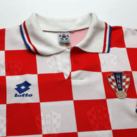 1996/98 Croatia Vintage Lotto Home Football Shirt (L) Euro 96