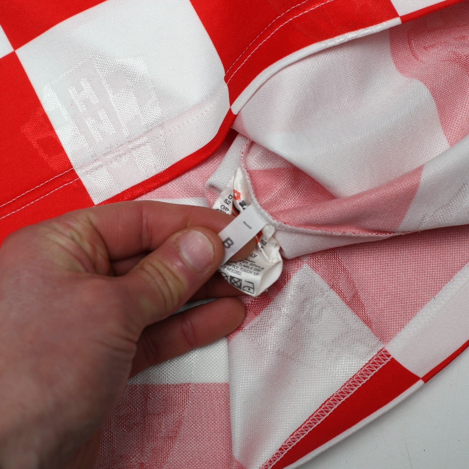 1996/98 Croatia Vintage Lotto Home Football Shirt (L) Euro 96