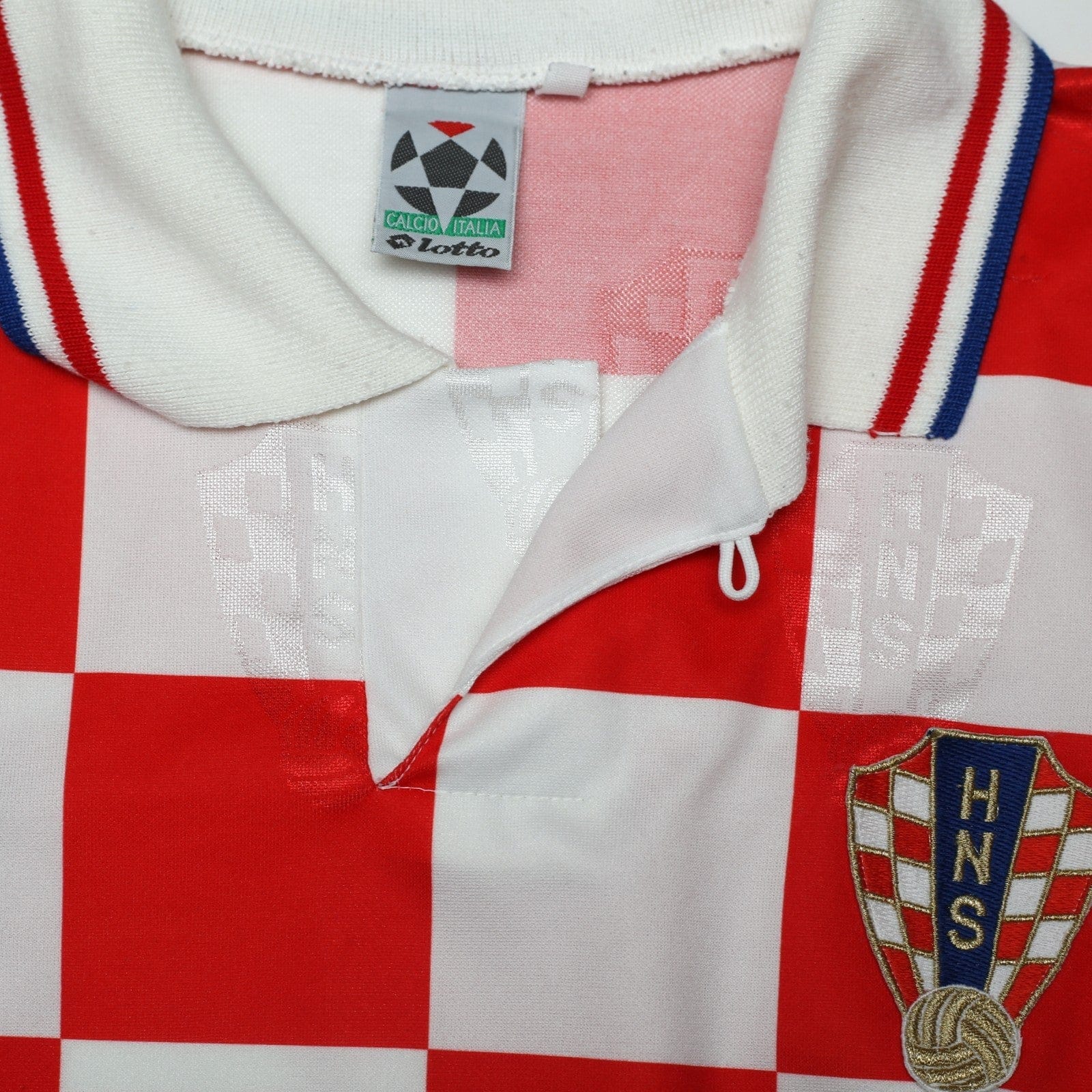 1996/98 Croatia Vintage Lotto Home Football Shirt (L) Euro 96