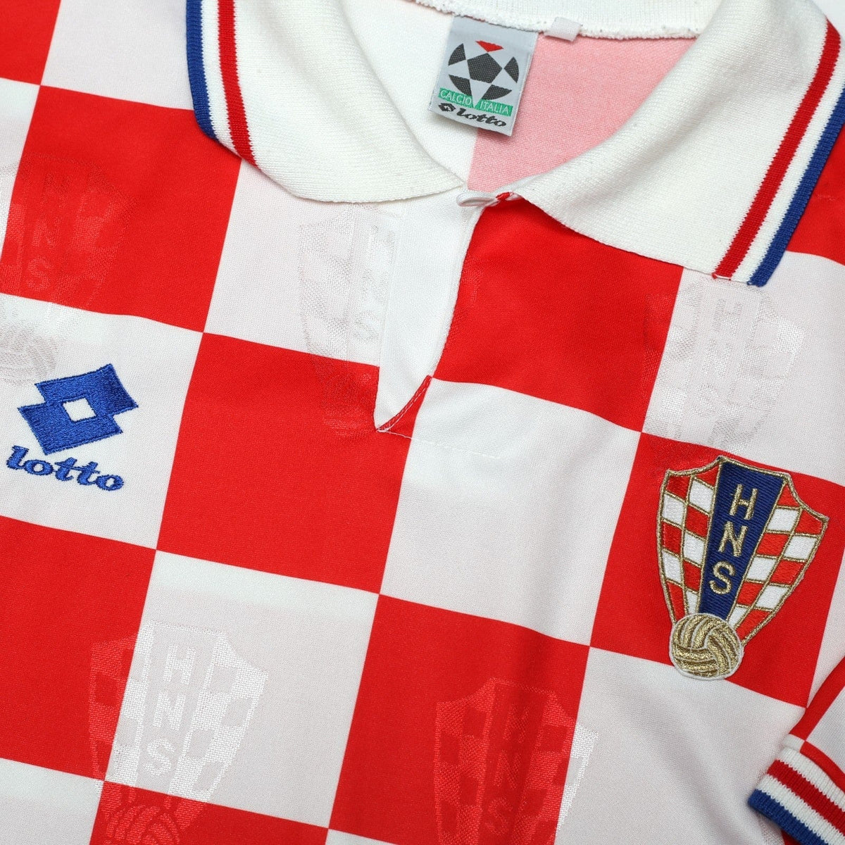 1996/98 Croatia Vintage Lotto Home Football Shirt (L) Euro 96