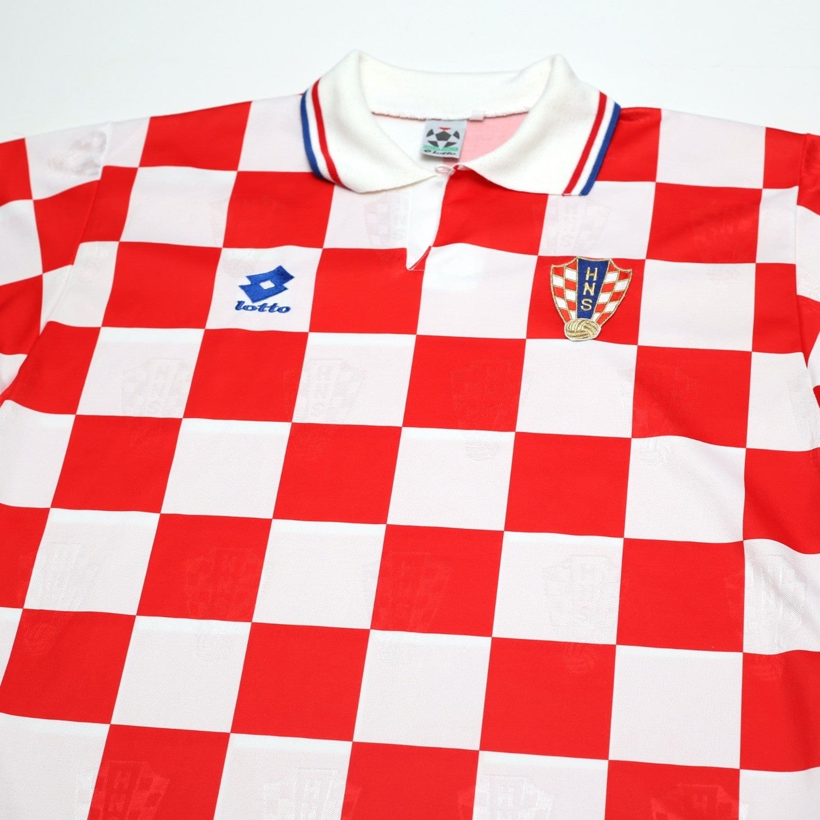 1996/98 Croatia Vintage Lotto Home Football Shirt (L) Euro 96