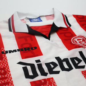 1996/98 Fortuna Dusseldorf Vintage Umbro Home Football Shirt (XL)