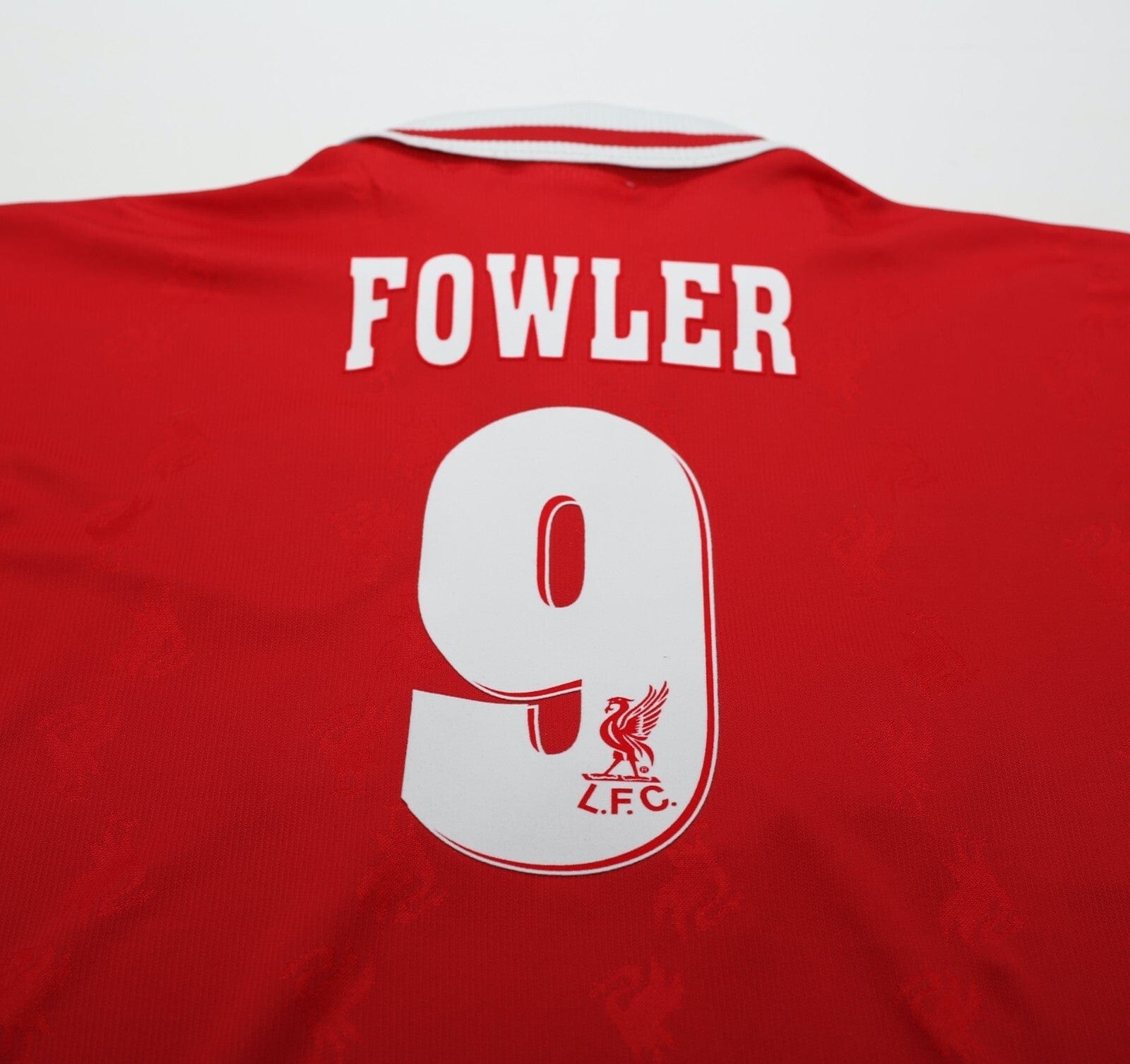 1996/98 FOWLER #9 Liverpool Vintage Reebok Home Football Shirt (M) 38/40