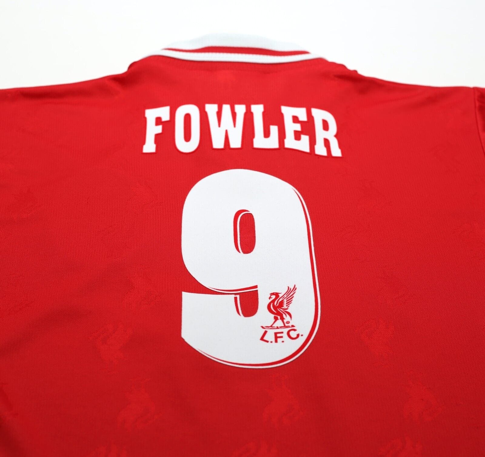 1996/98 FOWLER #9 Liverpool Vintage Reebok Home Football Shirt (S) 34/36