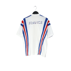 1996/98 FRANCE Vintage adidas Football Cotton Training Shirt (M) Euro 96