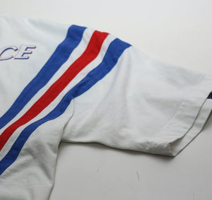 1996/98 FRANCE Vintage adidas Football Cotton Training Shirt (M) Euro 96