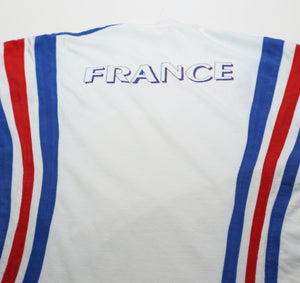 1996/98 FRANCE Vintage adidas Football Cotton Training Shirt (M) Euro 96