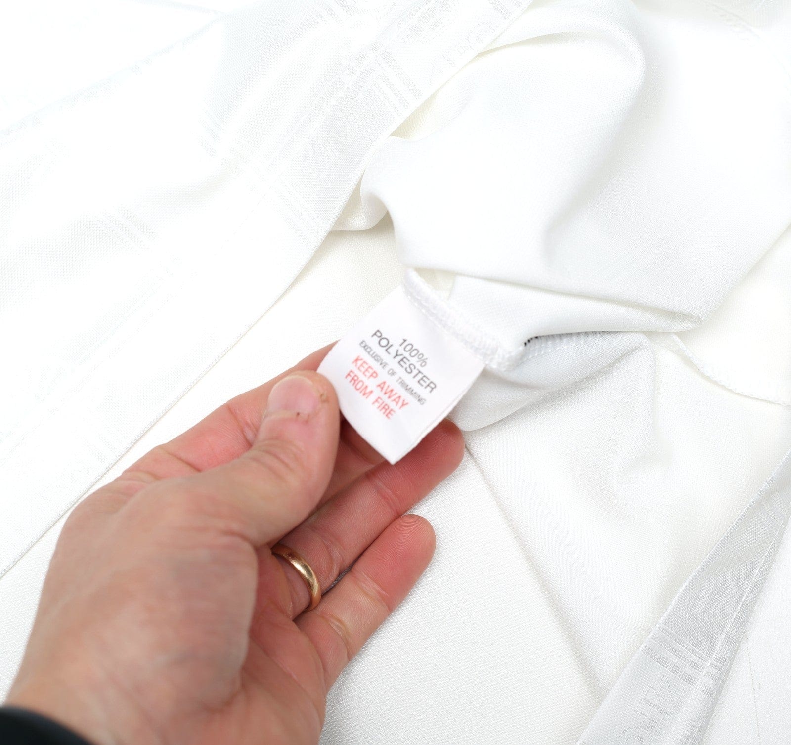 1996/98 HASSELBAINK #9 Leeds United Vintage PUMA Home Football Shirt (L)