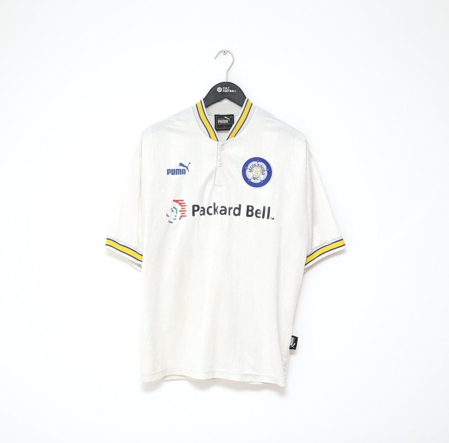 PUMA 1996-1999 LEEDS UNITED shirt △51 VINTAGE PUMA MEN'S FC LEEDS UNITED 1999/2000 SOCCER FOOTBALL