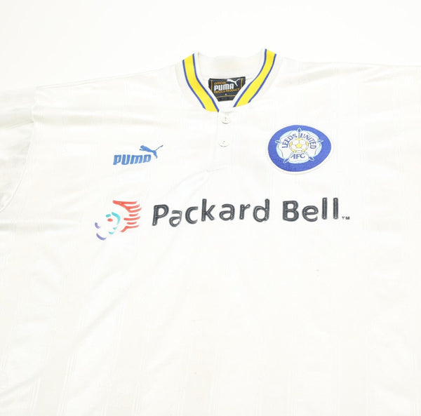 1996/98 LEEDS UNITED Vintage PUMA Home Football Shirt Jersey