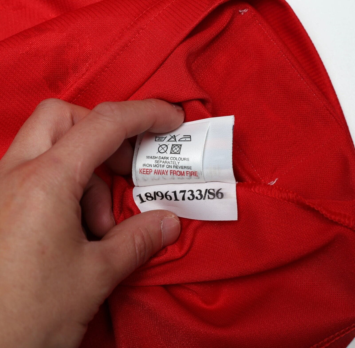 1996/98 LIVERPOOL Vintage Reebok Home Football Shirt Jersey (L/XL)