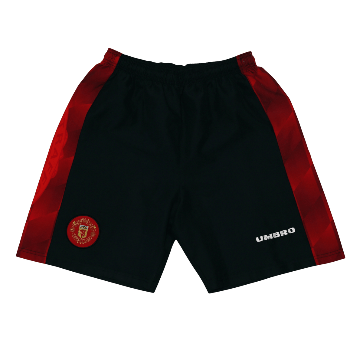 1996/98 Manchester United Vintage Umbro Home Change Football Shorts (34 Waist)