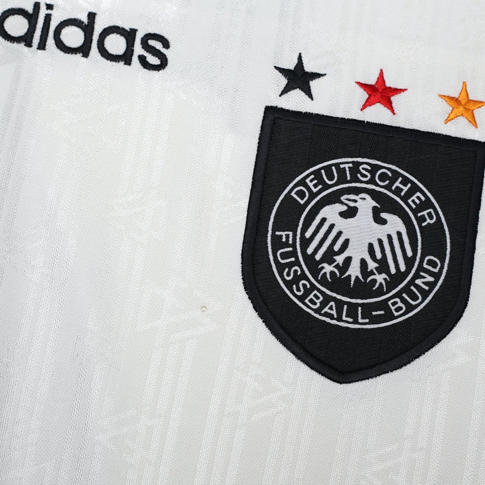 1996/98 Moller #7 Germany Vintage adidas Home Football Shirt (XXL) Euro 96