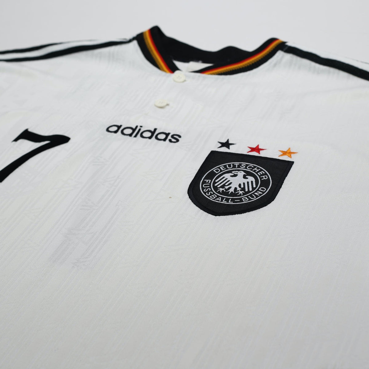 1996/98 Moller #7 Germany Vintage adidas Home Football Shirt (XXL) Euro 96