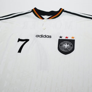 1996/98 Moller #7 Germany Vintage adidas Home Football Shirt (XXL) Euro 96