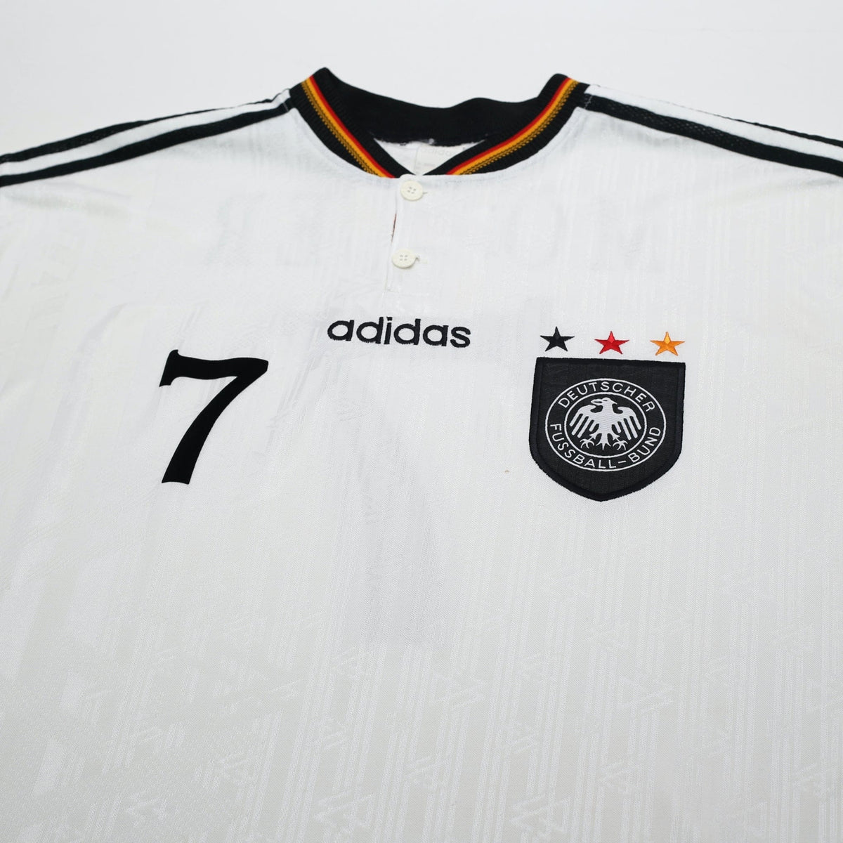 1996/98 Moller #7 Germany Vintage adidas Home Football Shirt (XXL) Euro 96