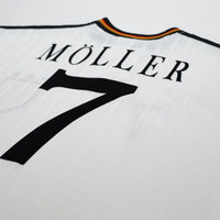 1996/98 Moller #7 Germany Vintage adidas Home Football Shirt (XXL) Euro 96