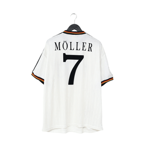 1996/98 Moller #7 Germany Vintage adidas Home Football Shirt (XXL) Euro 96