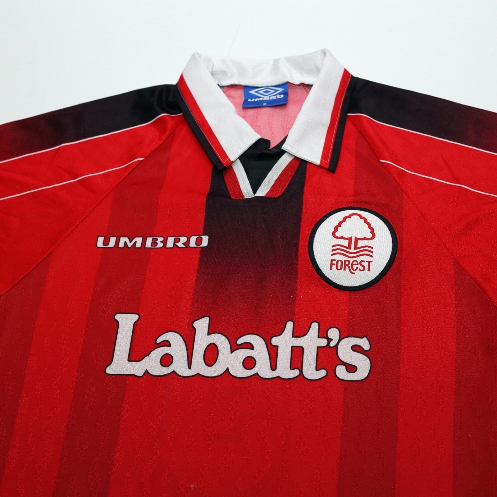 1996/98 Pearce #3 Nottingham Forest Vintage Umbro Home Football Shirt (M)