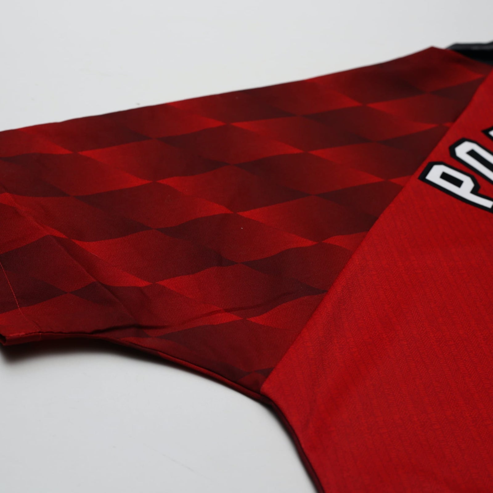 1996/98 Poborsky #15 Manchester United Vintage Umbro Home Football Shirt (XL)