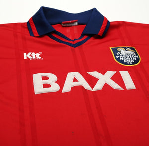 1996/98 PRESTON Vintage KIT By North End Football Away Shirt (L)