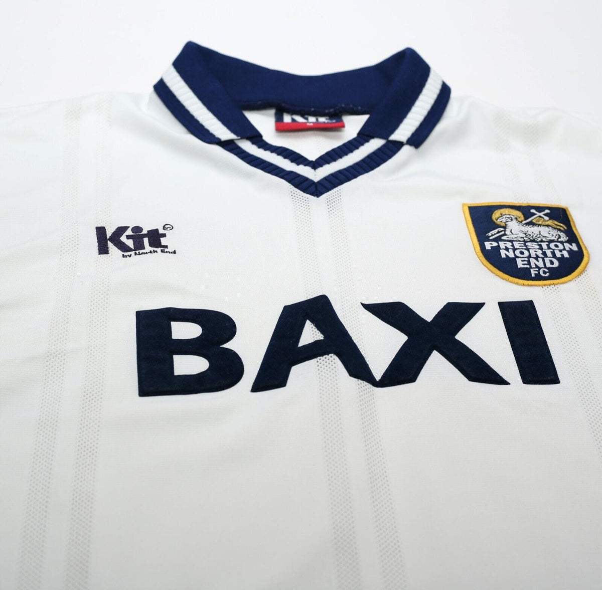1996/98 PRESTON Vintage KIT By North End Football Home Shirt (M)