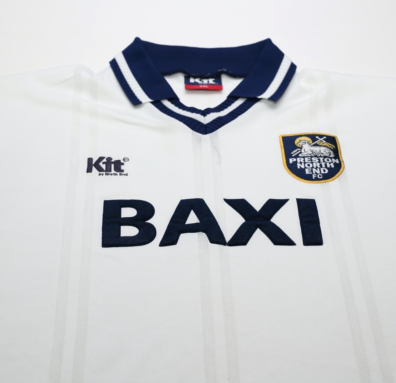 1996/98 PRESTON Vintage KIT By North End Football Home Shirt (XXL)